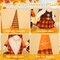 Thanksgiving Gnomes Plush Decorations – Cute Fall Harvest Figurines for Home, Office, Tiered Tray, Living Room, Table Display, 2-Piece Set